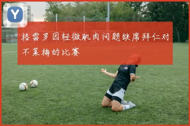 格雷罗因轻微肌肉问题缺席拜仁对不莱梅的比赛